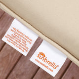 Sunbrella Range Dune Indoor/ Outdoor Chair Cushion Set