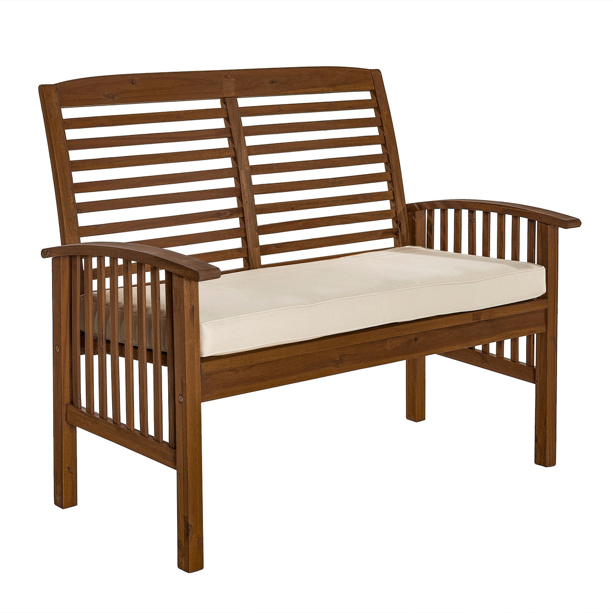 Middlebrook Surfside Acacia Wood Outdoor Love Seat