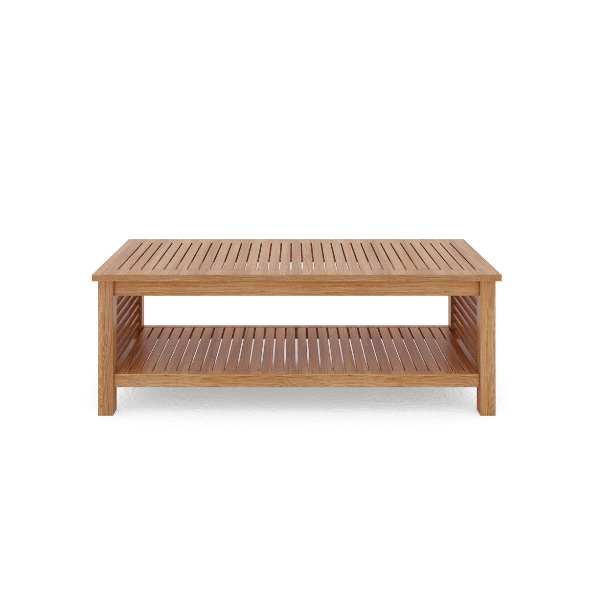 Sylvie Rectangular Teak Outdoor Coffee Table - 19.25 x 16.5 x 48