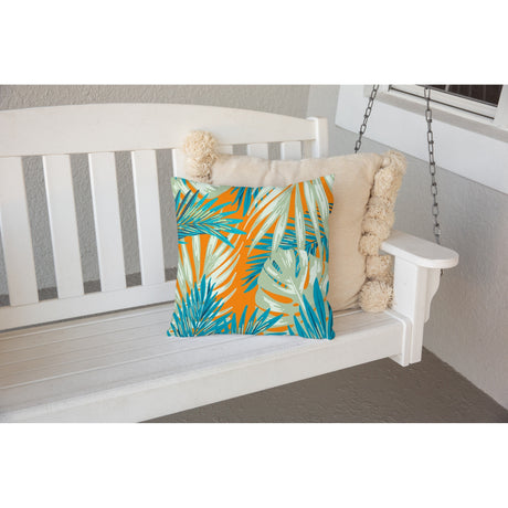 TROPIC BREEZE TANGERINE Outdoor Pillow By Kavka Designs