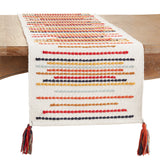 Table Runner With Chunky Stripes Design - 16"x72"