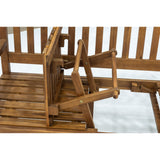 Tamarindo Wood bench with Pull Up Table