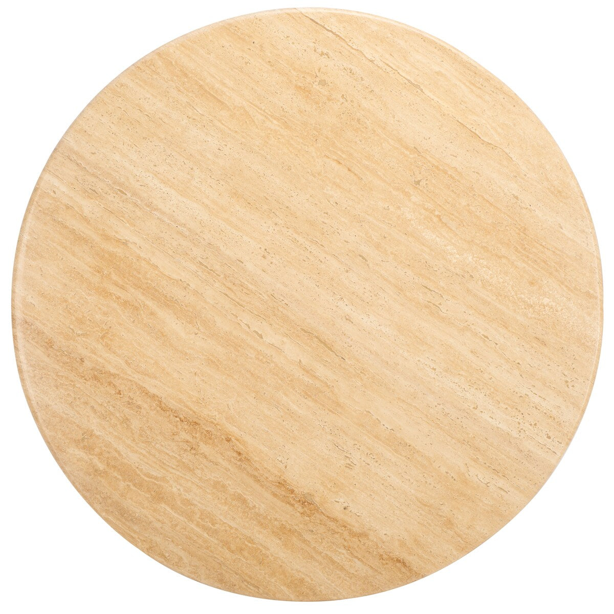 Trinsly 47-inch Travertine Dining Tab - Natural/Travertine - 47Wx47Dx30H