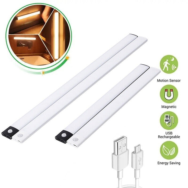 USB Rechargeable LED Motion Sensor Cabinet Light