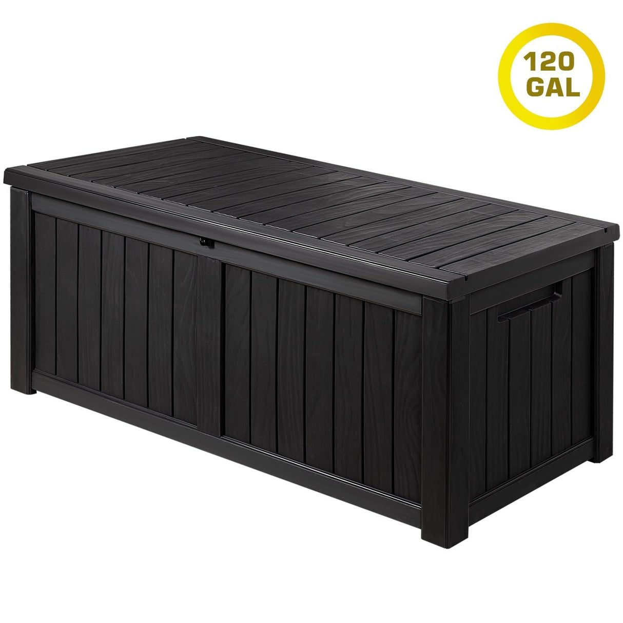 Lacoo 100-120 Gallon Patio Storage Box All Weather Plastic Deck Box