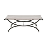 INK+IVY Wilson White/ Black Coffee Table