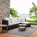 York 4-Piece Outdoor Patio Modular Sectional Sofa with Cushions